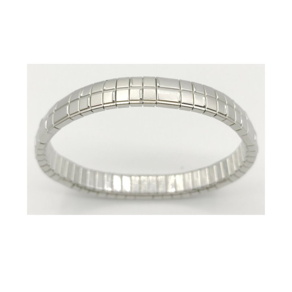 Sleek Stainless Steel DOLCE BIJOU Stretch Bracelet